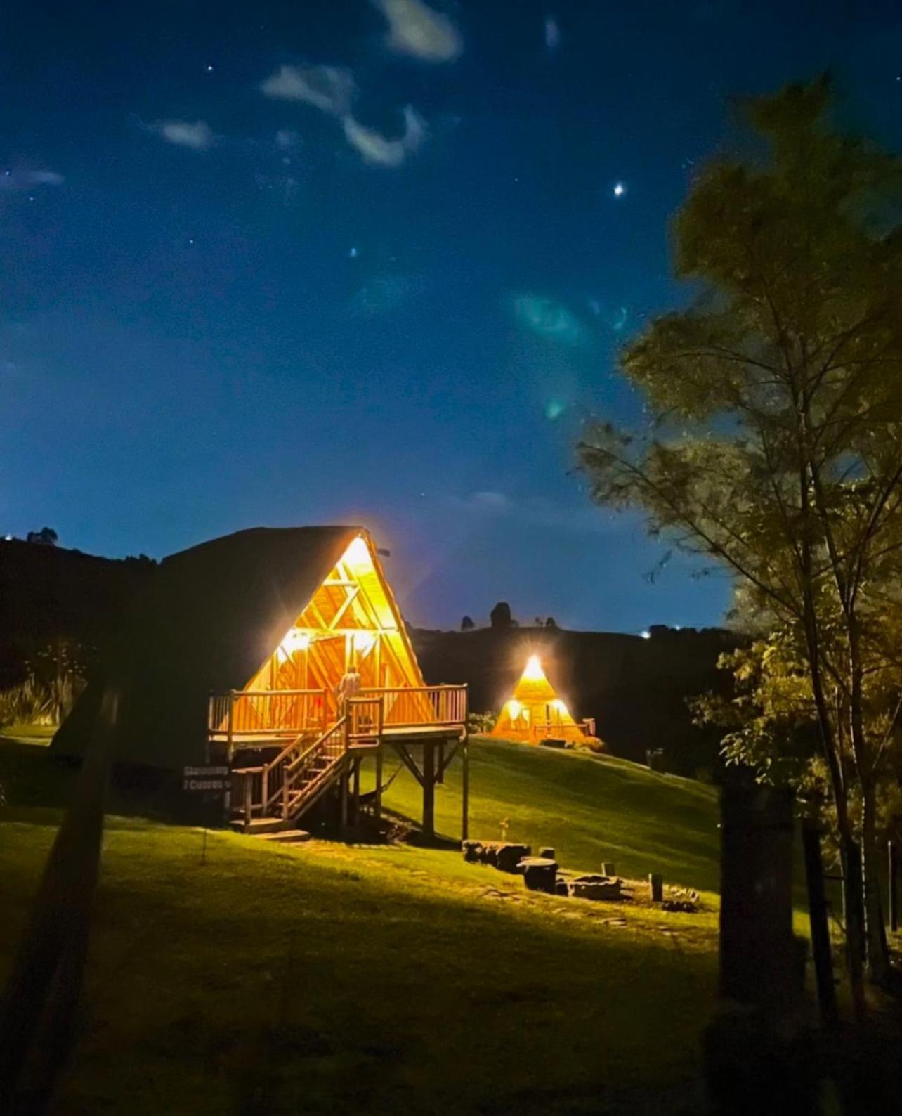 Glamping La Herradura Santa Rosa de Cabal Dış mekan fotoğraf